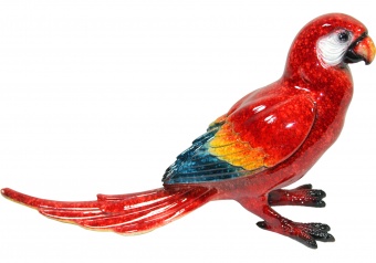 Dekorace-papoušek