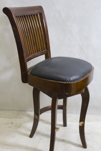 Černá Barová židle 114X52X59Cm (1)