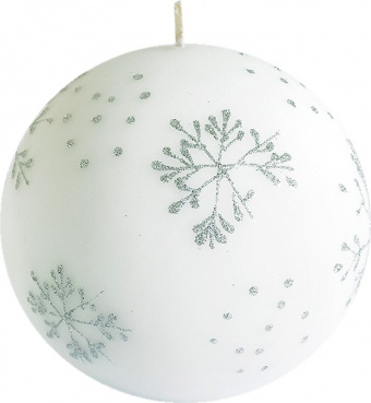 Pl bílá svíčka okvětní lístek Sněhová koule